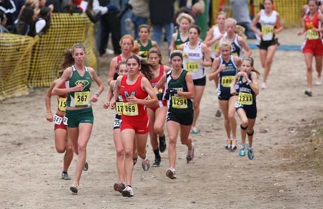 2009 CIF XC Girls D2-033.JPG - 2009 California CIF Cross Country Championships, Woodward Park, Fresno, California